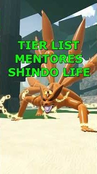 Tier List dos Melhores Mentores do Shindo Life!!!