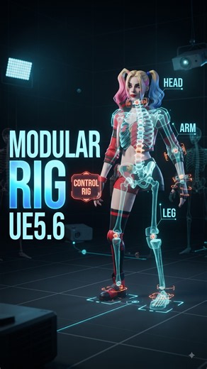 I Built a Modular Control Rig in UE5.6 🤯 | Unreal Engine #ue5 #tutorial#