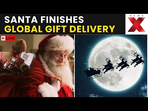 Santa Tracker LIVE: Santa Completes Gift-Giving Schedule Around the World | Spreads Holiday Joy
