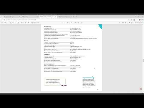 Course Registration Tutorial