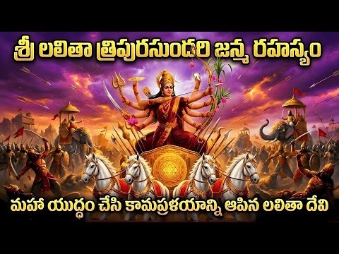 The Lalitha Tripura Sundari Story You Never Knew | లలితా త్రిపుర సుందరి రహస్య కథ: భండ్రాసుర యుద్ధం