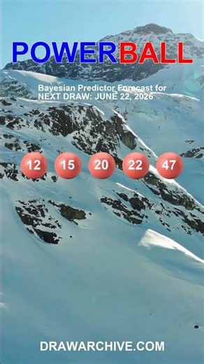 Powerball Algorithm Results: Forecast for Jun 22 #LottoWinner #PowerballNumbers