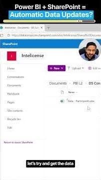 Power BI + SharePoint = Automatic Data Updates?