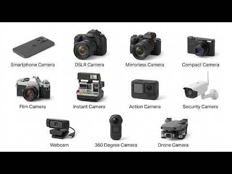 Every Camera type explained! (which one do you really need? )