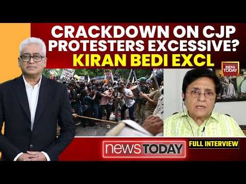 Kiran Bedi On Police Action In CJP Protest: They Does Not Enjoy Sadistic Pleasure In Hurting Anybody
