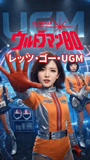 レッツ・ゴー・UGM・ウルトラマン80組曲メタル合唱アレンジ。フルはコメント欄から