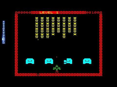 ALIEN INVADERS (Space Invaders) - 48K ZX Spectrum 2026 Homebrew game! - DVDfeverGames