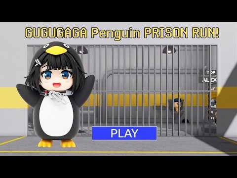 GUGUGAGA Penguin PRISON RUN Obby New Update - Roblox All Bosses Battle FULL GAME Walkthrough #roblox