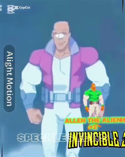 Allen the alien vs hulk #edit #marvel #primevideo #hulk2003 #invincible