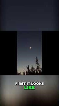 Bizarre UFO Lights Captured in Canada: Pac-Man or Laser? #ufo #shortsfeed #shortsviral