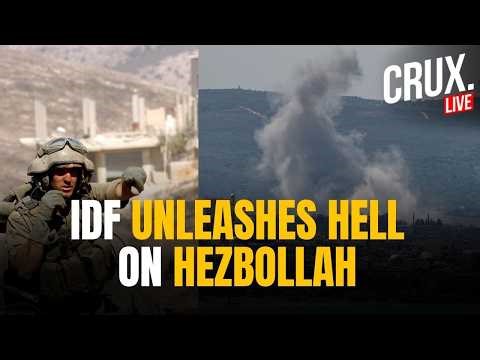 LIVE | Israeli Strikes Reduce 40 Hezbollah 'Terror' Sites To Dust | CHILLING IDF Operation On Camera