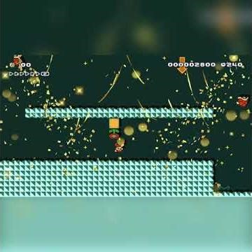 Cave of Gravitational Inversions by ЛįлチдКдiテц [NinjaKaitu] #shorts 🍄Super Mario Maker 2 Switch #drn