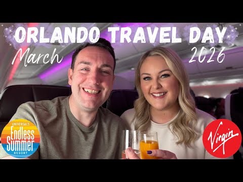 Travel Day to Orlando ✈️ Virgin Premium Economy | Universal Dockside FIRST STAY!