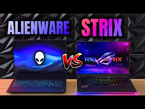 Strix G16 vs Alienware Aurora 16X - Asus ROG vs Alienware [Gaming Laptop]