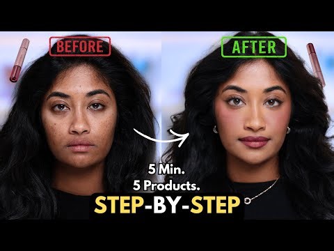 This 5-Minute Everyday Makeup Tutorial ACTUALLY Works (no foundation, brown skin friendly 🤎)