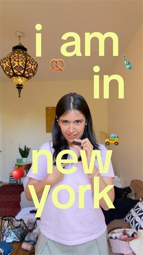 I WORE A DESI OUTFIT IN NEW YORK…🌝🍎🗽‼️ #nyc #grwm #newyork •AD