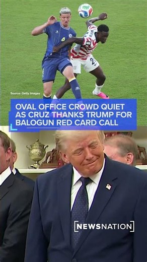 Oval Office quiet as Cruz thanks Trump for Balogun red card call