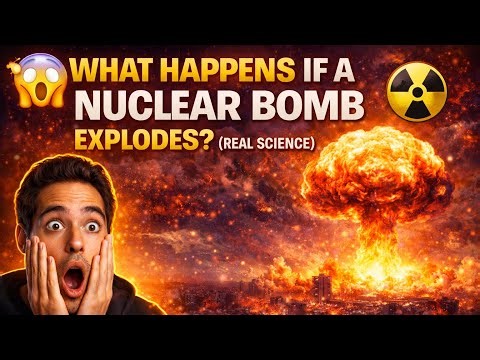 😱 What Happens If a Nuclear Bomb Explodes? (Real Science)