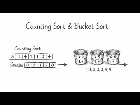 Counting Sort & Bucket Sort 