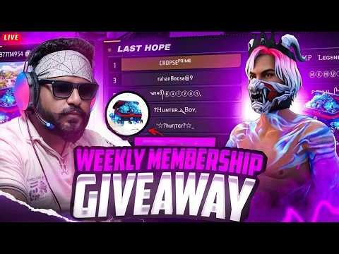 🔴 Freefire Live with Hope vai | 5 kill with booyah win rs 160 💸#shortsfeed #freefire #verticallive