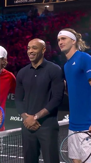 Theirry Henry at Laver Cup 2026! 🤩