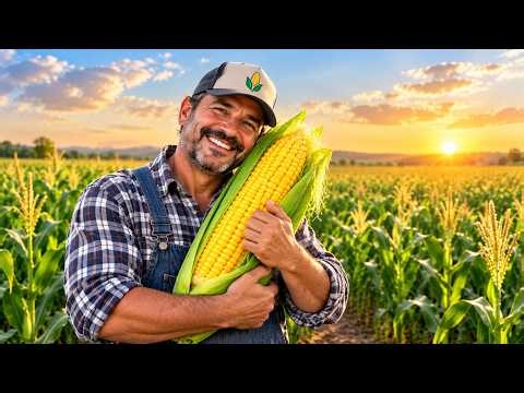 Modern Farming in Action: Growing and Harvesting Corn