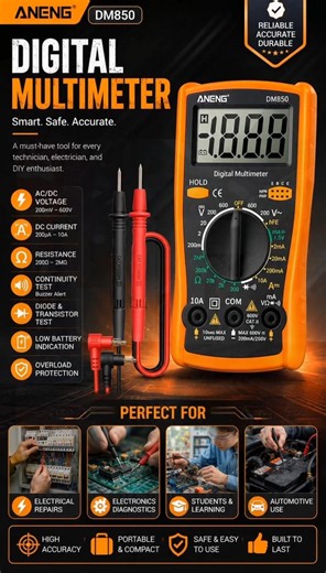 This Smart Multimeter Is Changing Electrical Troubleshooting in 2026 #shorts #diytech #multitester
