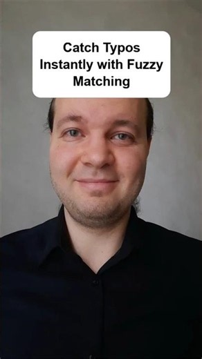 How to instantly catch typos with Fuzzy Matching