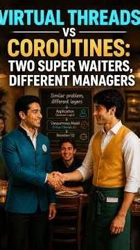 Virtual Threads vs Coroutines: Two Super Waiters, Different Managers