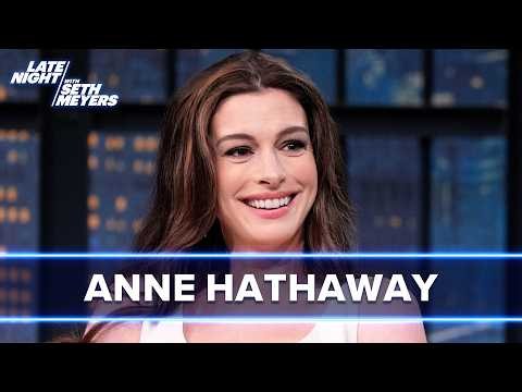 Anne Hathaway on Expecting Baby Number 3, Starring in The Odyssey and the Knicks' Historic Win