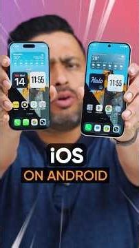 This Android Phone Runs on iOS!