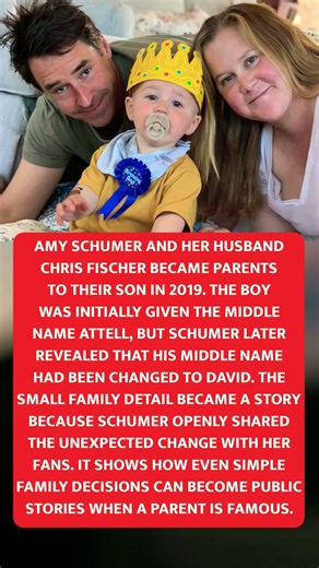 amy schumer changed her son’s middle name #shorts