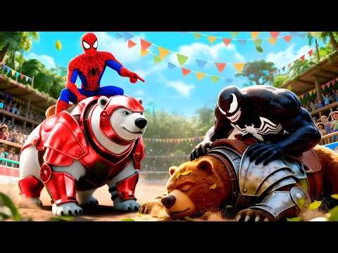 SPIDERMAN Wins The Magic Legendary Bear Racing Championship – Epic Racing Challenge