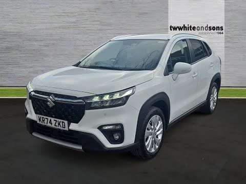 Suzuki S-Cross 1.5h Motion AGS Automatic Petrol Hybrid White 12,730 Miles 1 Owner - KR74 ZKD
