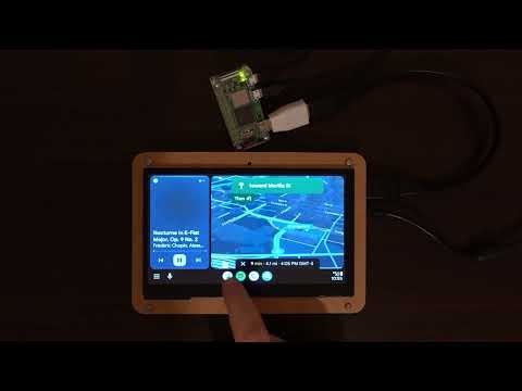 Android Auto on Raspberry Pi Zero 2 with Hudiy