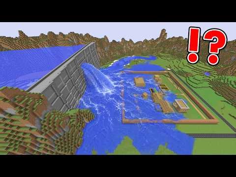 巨大洪水から生き残る対決【まいくら・マインクラフト】