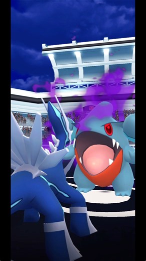 Solo Destroy Shadow Gible with Dialga | Team GO Rocket Battle in Pokemon GO ⚔️