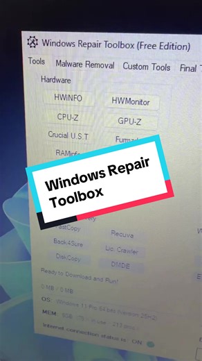 Otra herramienta que nos ayuda a repair windows. Y van 856. #IT #techtok #fypシ #informatica #windows