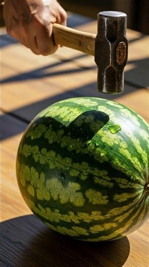 Watermelon Smash in Slow Motion 🍉💥