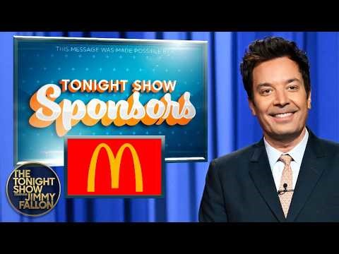 Tonight Show Sponsors: McDonald's, Olive Garden | The Tonight Show Starring Jimmy Fallon