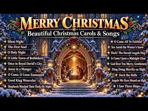 🎄✨ BEST CHRISTMAS CAROLS WITH LYRICS | BEAUTIFUL CHRISTMAS SONGS 2026 | HOLIDAY MUSIC PLAYLIST 🎅🎁