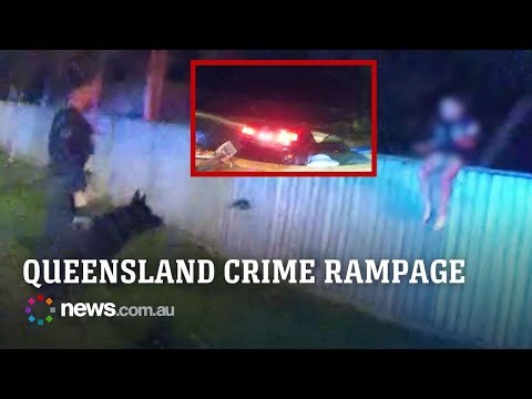 Thief caught red handed after driving car into swimming pool