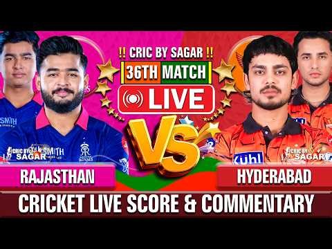 Rajasthan Royals vs Sunrisers Hyderabad | RR vs SRH | Cricket Live Score & Commentary