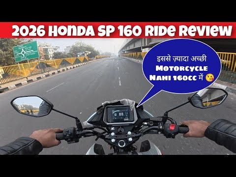 2026 Honda SP 160 Detailed Ride Review 🥵 Engine Noise Gear Top Speed Price Review 😍