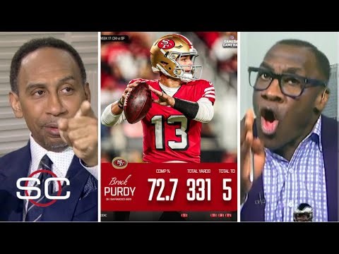 Brock Purdy & 49ers BUILT to WIN Super Bowl! - Stephen A. & Shannon break 49ers 42-38 win vs Bears