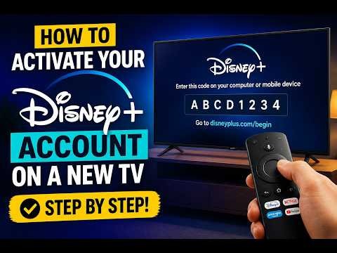 How to activate your Disney+ account on a new TV - Step by Step