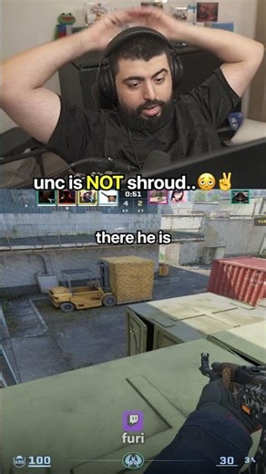 unc thought he was shroud.. 😭🙏 #cs2 #cache