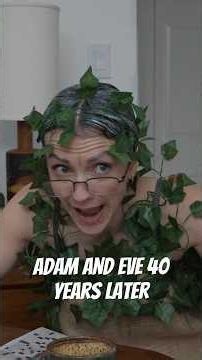 Adam and Eve 40 years later 🌿🍎