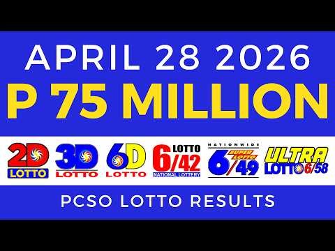 Lotto Result Today 9PM April 28 2026 PCSO