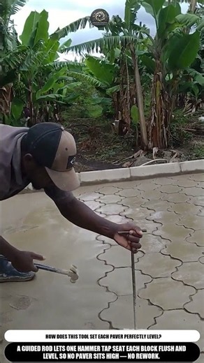 Interlocking Paver Tool Levels Every Patio Block Flush With One Tap